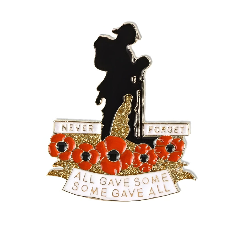Limited Edition Red Poppy 110th Anniversary Badge