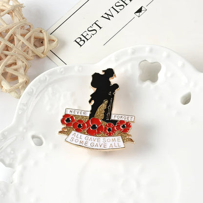 Limited Edition Red Poppy 110th Anniversary Badge
