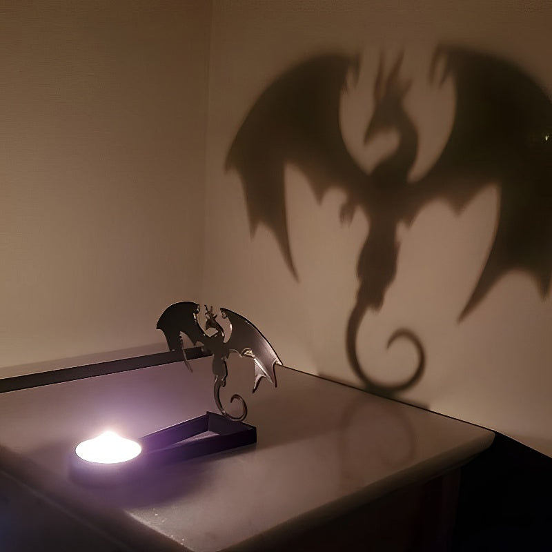 Halloween Metal Shadow Candle Holder 👻