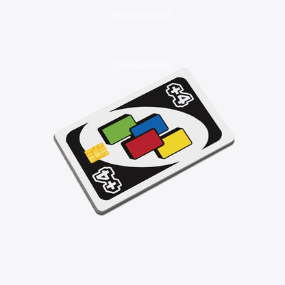 Funny Uno Debit Card Sticker