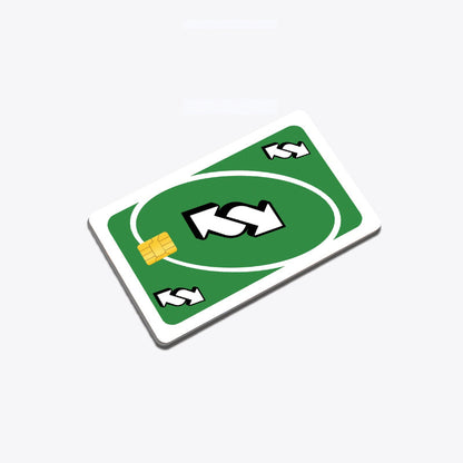 Funny Uno Debit Card Sticker