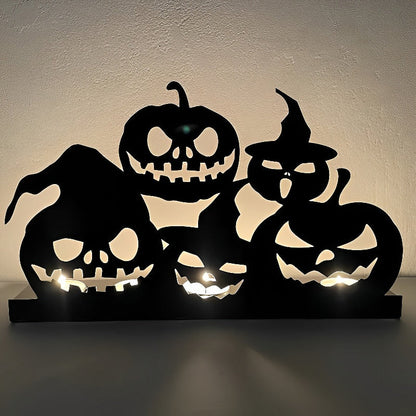 Halloween Metal Shadow Candle Holder 👻