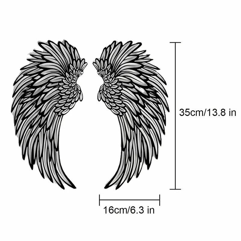 Angel Wings Metal Wall Art With Led Lights