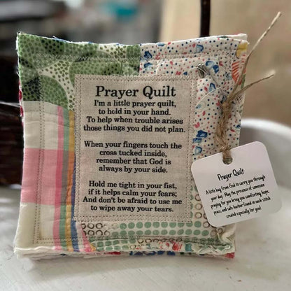 Prayer Quilt With Cross Inside ✝