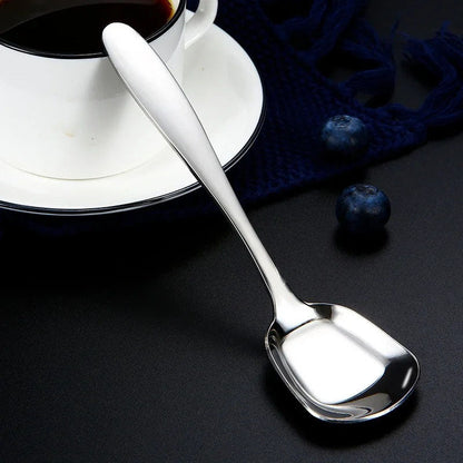 Square Head Stainless Steel Spoons