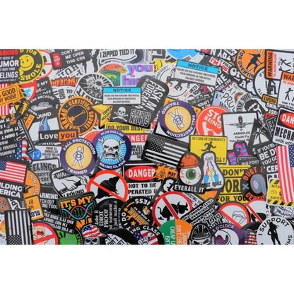150pcs Hard Hat Stickers Pack(Dirty) - Perfect for Helmets, Toolboxes...