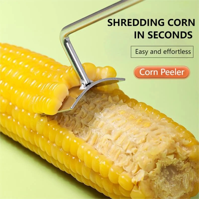 Long Handle Stainless Steel - Corn Stripping Tool