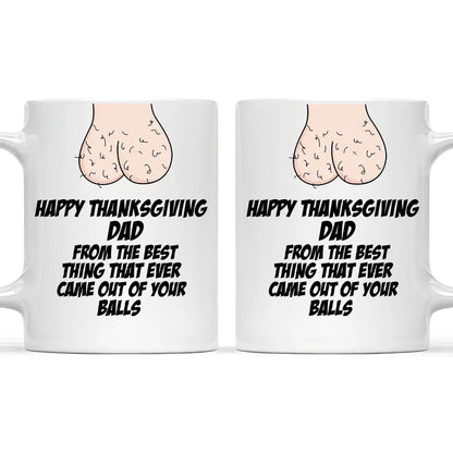 Happy Thanksgiving Dad Mug