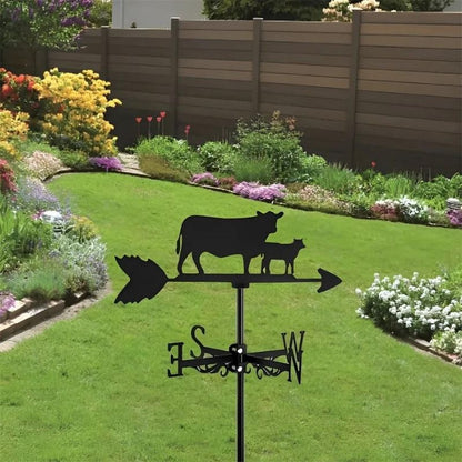 Calf Stainless Steel Weathervane MW093