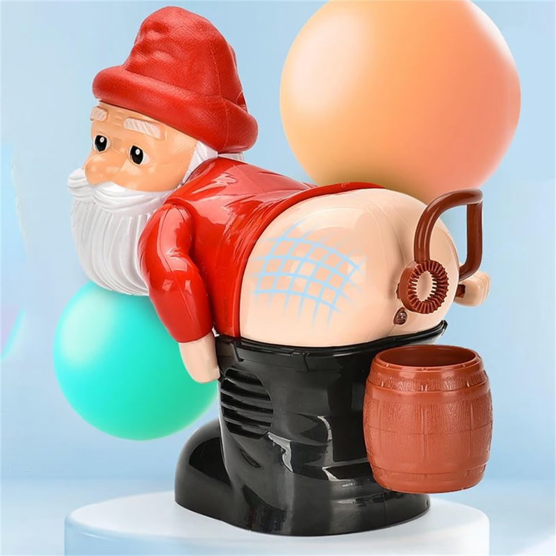 Funny Santa Claus Bubble Modeling of The Fart Fart 🎅💨