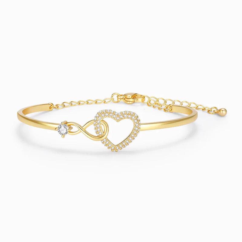 Mother & Daughter - Infinity Heart Bracelet