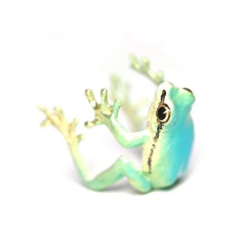 Tree Frog Ring & Earrings