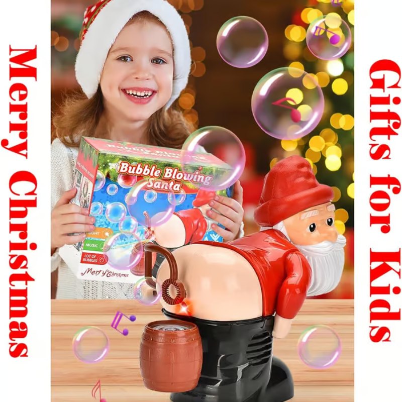 Funny Santa Claus Bubble Modeling of The Fart Fart 🎅💨