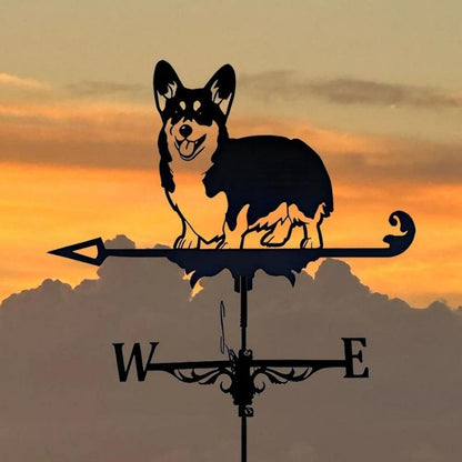 Corgi Shepherd Stainless Steel Weathervane MW016