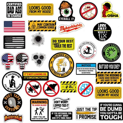 150pcs Hard Hat Stickers Pack(Dirty) - Perfect for Helmets, Toolboxes...