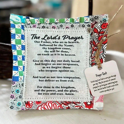 Prayer Quilt With Cross Inside ✝