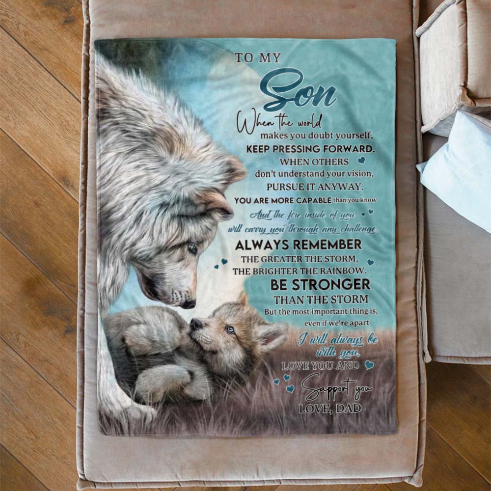 Be Stronger Than The Storm - Premium Blanket - A246