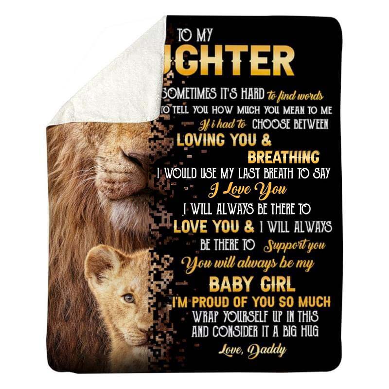 To My Daughter- From Dad - A322 - Premium Blanket