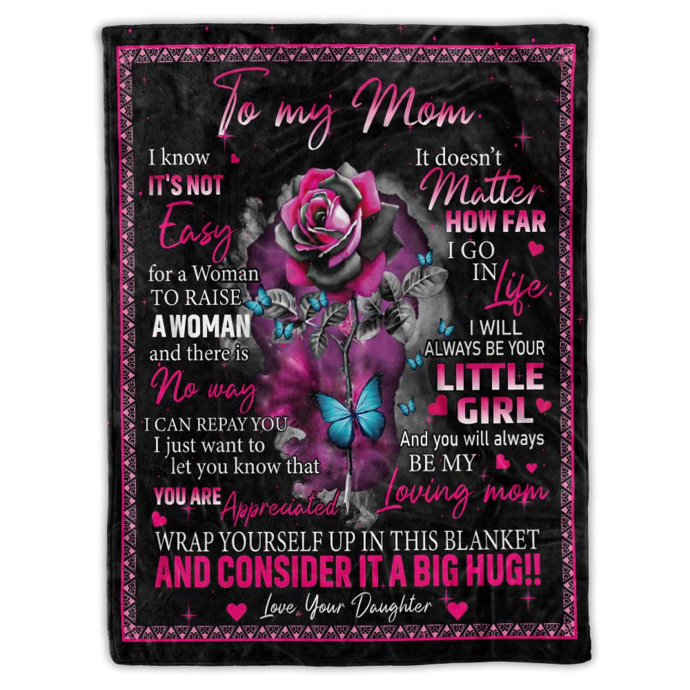 To My Mom - From Daughter  - A723 - Premium Blanket