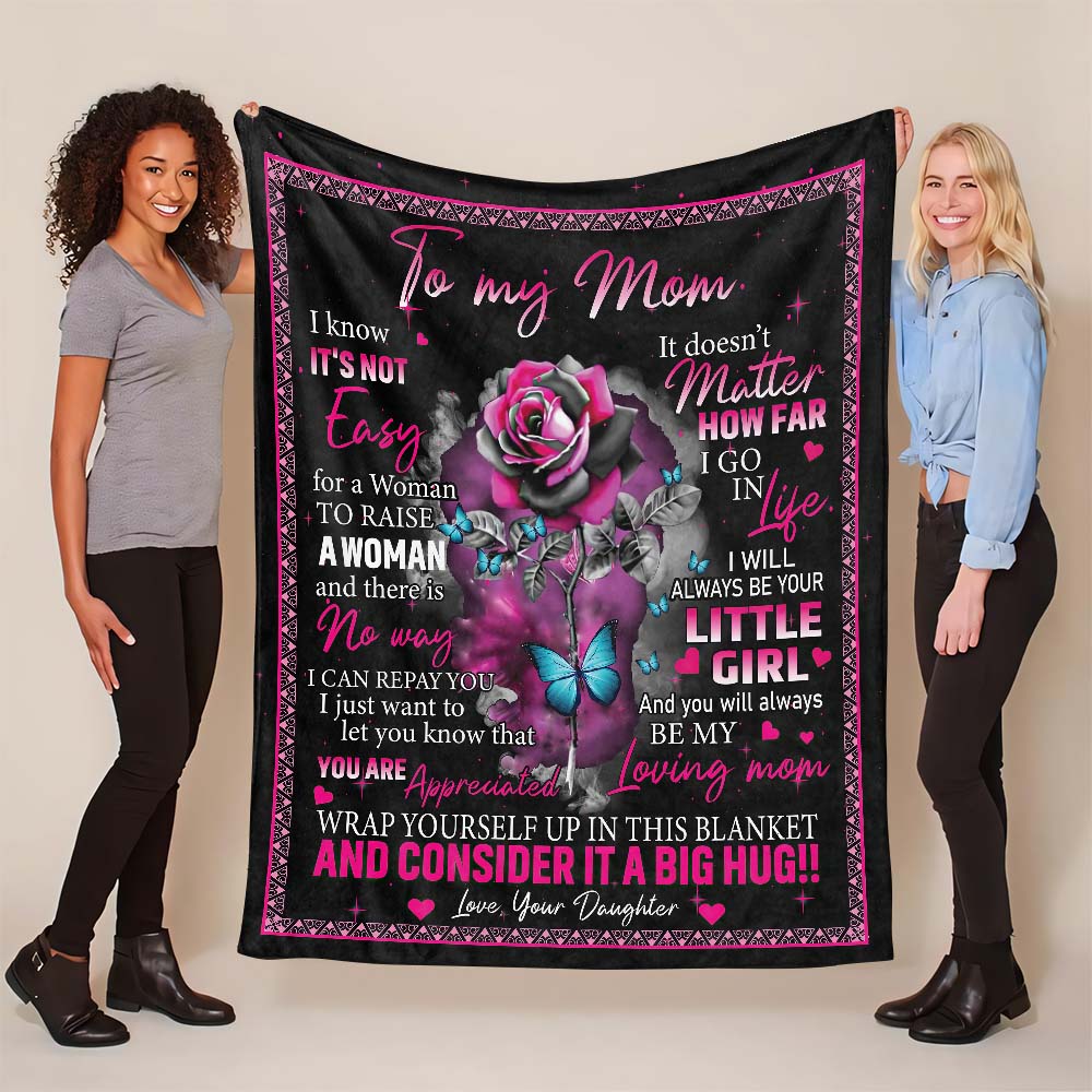 To My Mom - From Daughter  - A723 - Premium Blanket