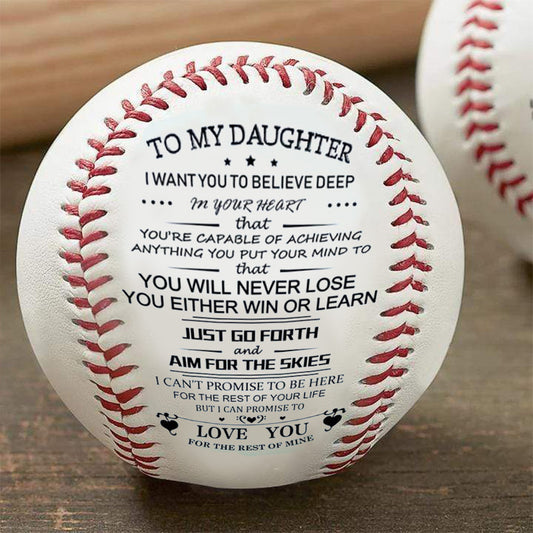 To My Daughter - You Will Never Lose - Baseball