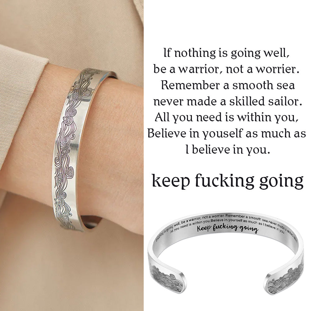 "Keep Fucking Going" Bracelet