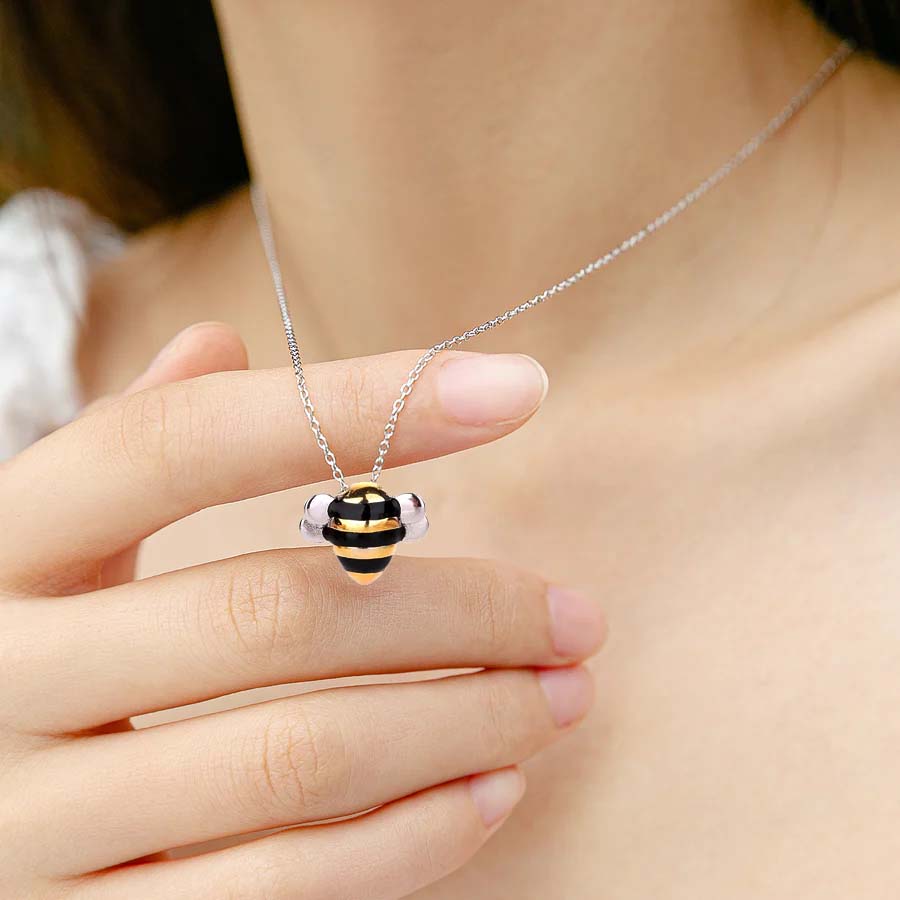Bee Yours: Adopt a Bee Necklace 🐝