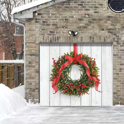 Christmas Wreath Garage Door Covers CC009