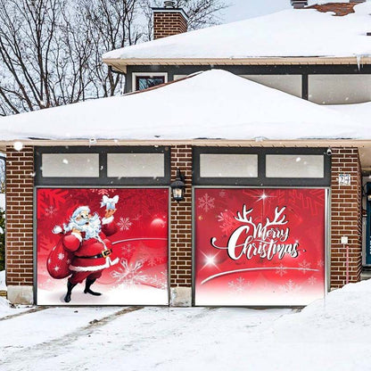 Santa Christmas Garage Door Covers CC010