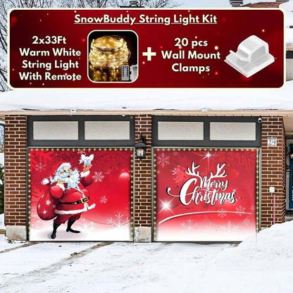 Santa Christmas Garage Door Covers CC010