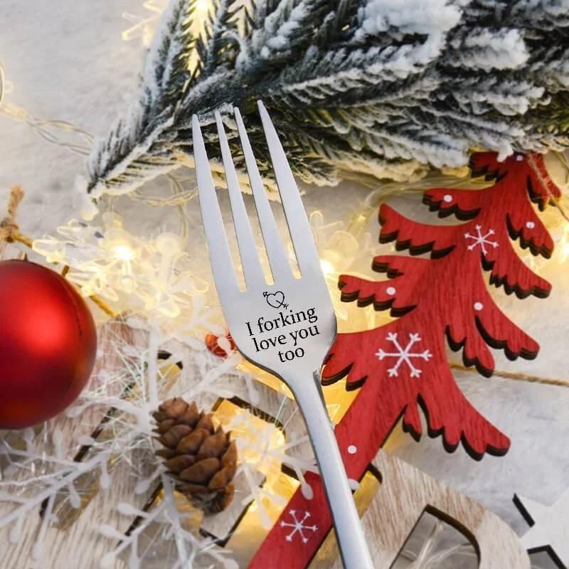 🎄Engraved Fork - Best Funny Gift for Loved One