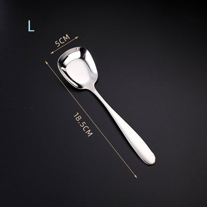 Square Head Stainless Steel Spoons