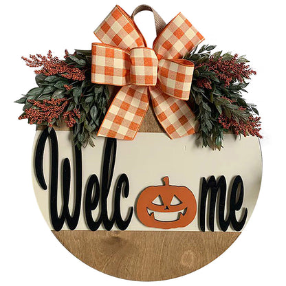 Welcome Autumn Nature Door Hanger