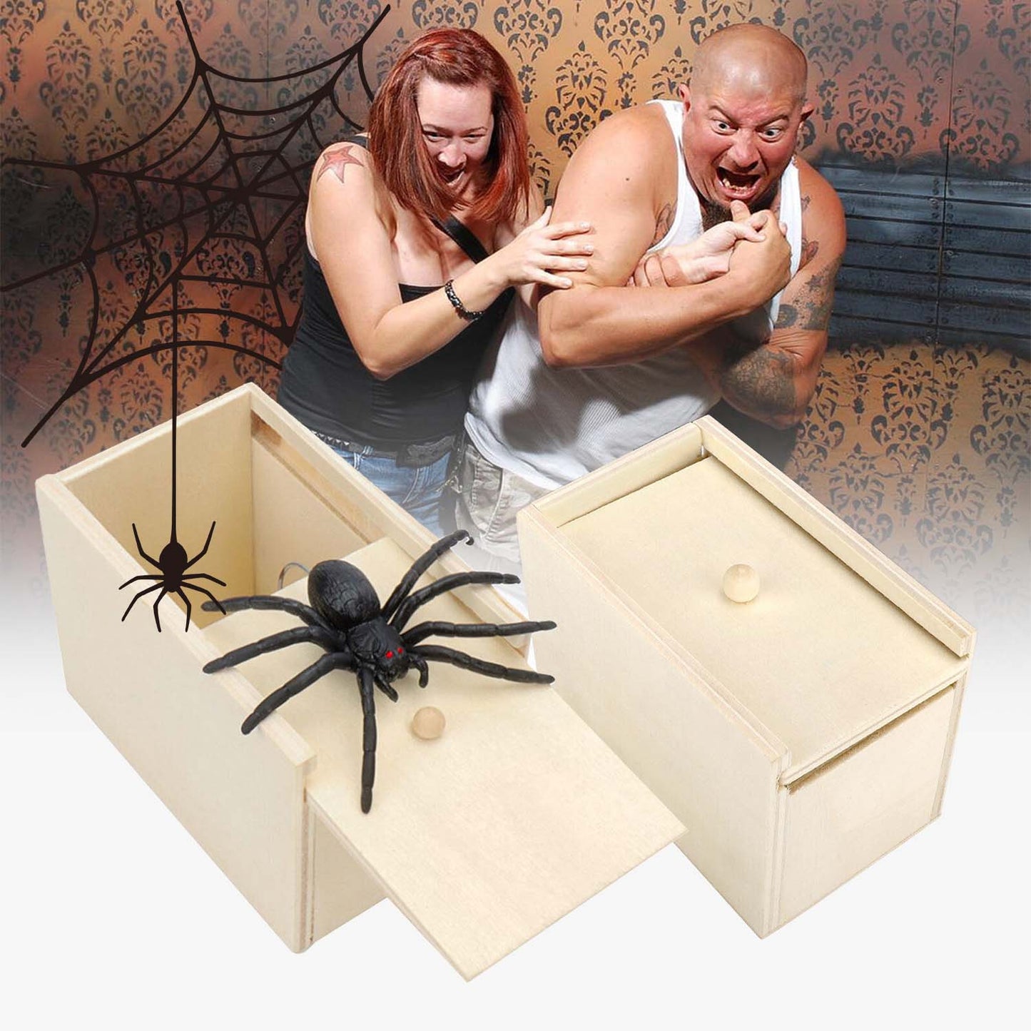 Spider Prank Box 🕷