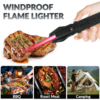 Camping Outdoor Windproof Straight Flame Lighter
