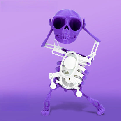 Clockwork Dancing Skull Toy