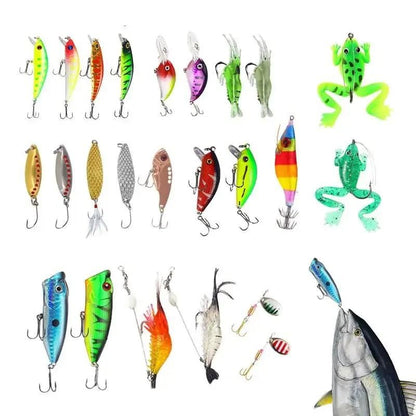 24 Days Christmas Countdown Fish Tackle Set