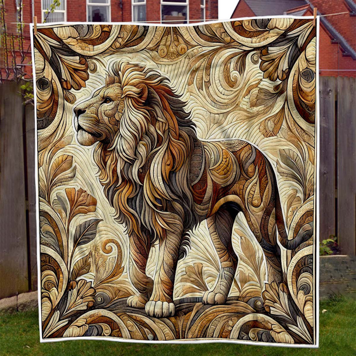 Lion Native Blanket - H189 - Premium Blanket