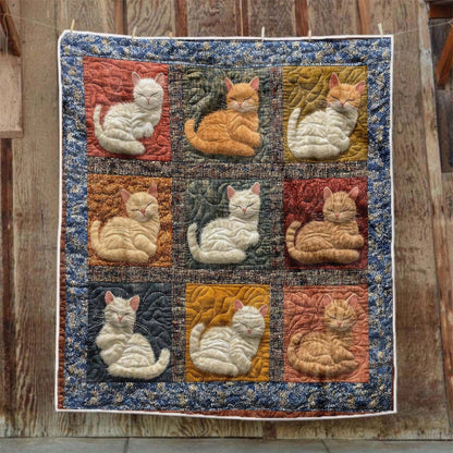 Sleepy Cat Haven Blanket - H222 - Premium Blanket