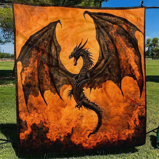 Lava Dragon Blanket - H246 - Premium Blanket