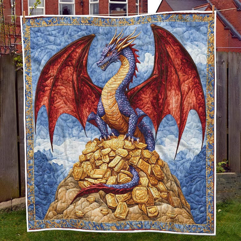 Mythic Wealth Dragon Blanket - H251 - Premium Blanket