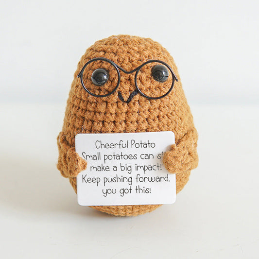 Handmade Emotional Support Gift - Cheerful Potato