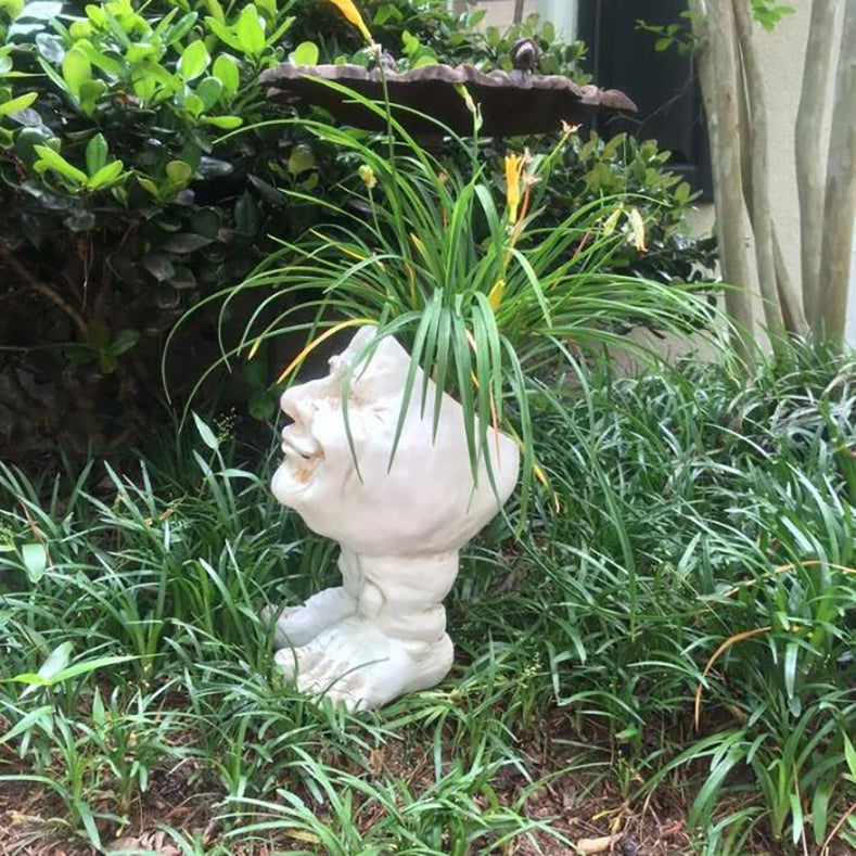 Muggly's The Face Statue Planter