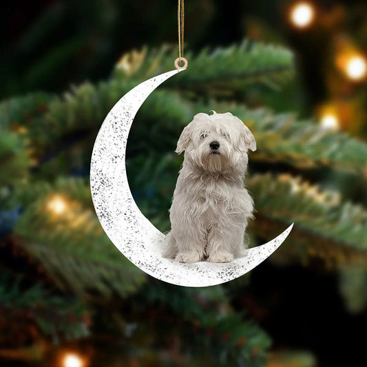 Coton De Tulear Sit On The Moon Ornament MO071