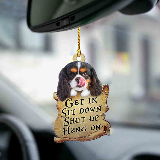 Cavalier King Charles Spaniel Get In Ornament GI029