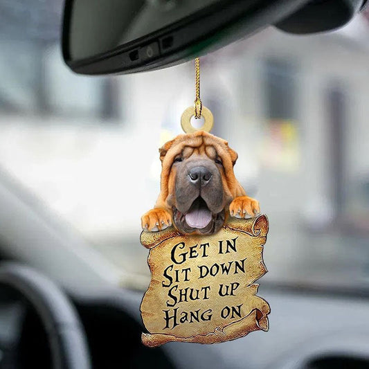 Shar Pei Get In Ornament GI049