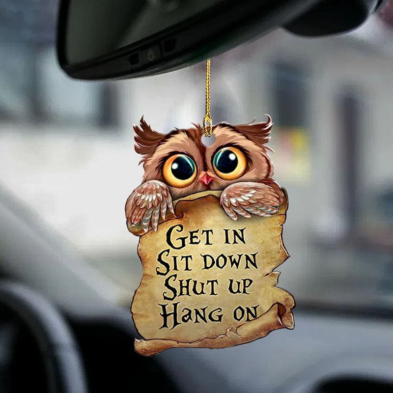 Owl Get In Ornament GI076