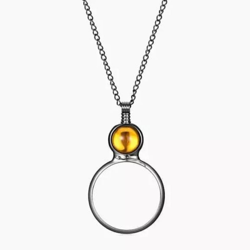 To My Mom - Magnifying Glass Pendant Necklace