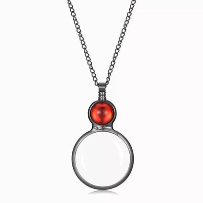 To My Mom - Magnifying Glass Pendant Necklace
