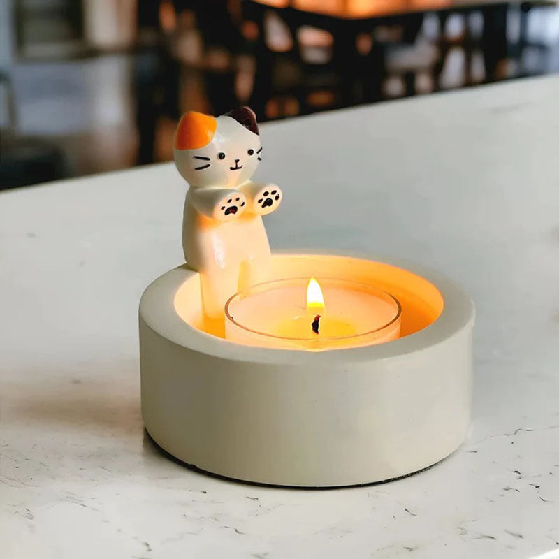Cute Cat Candle Holder 🐱